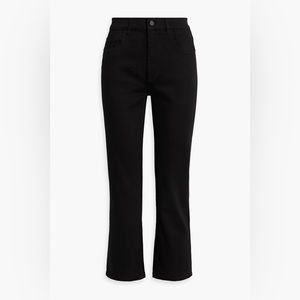 DL1961 Patti Cropped High-Rise Straight-Leg Jeans